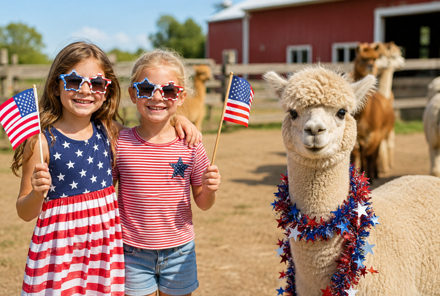 Stars, Stripes, and Alpaca Snuggles!